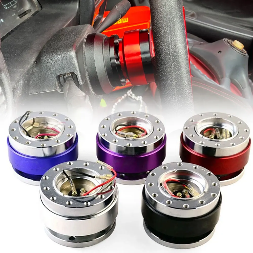 Universal Aluminum 6 Hole Steering Wheel Quick Release Hub Adapter - Snap Off Boss Kit For Racing Car Accessories
Universal Aluminum 6 Hole Steering Wheel Quick Release Hub Adapter - Snap Off Boss Kit For Racing Car Accessories