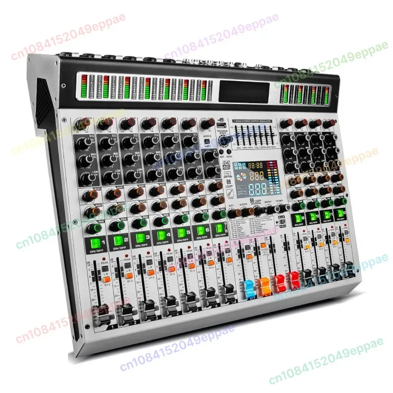 12 Channel 99 DSP Bluetooth USB Digital Mixer Professional Powered Audio Mixing Console Power Soundcraft Sound Mixer
12 Channel 99 DSP Bluetooth USB Digital Mixer Professional Powered Audio Mixing Console Power Soundcraft Sound Mixer