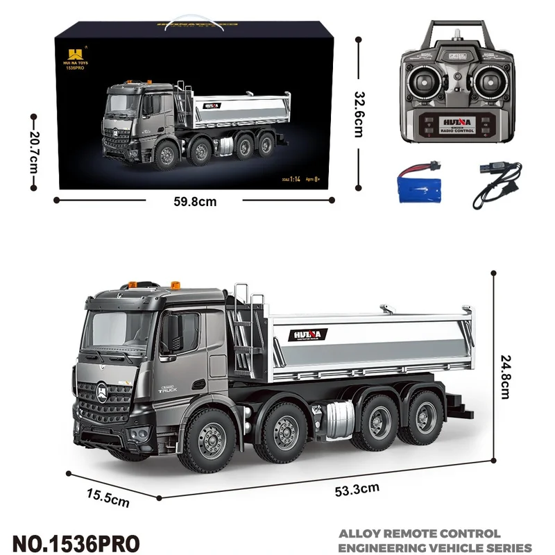 Huinna 1536 Pro, грузовик с дистанционным управлением из сплава, масштаб 1:14, сверхмощный инженерный самосвал, игрушка-миксер для взрослых
Huinna 1536 Pro, грузовик с дистанционным управлением из сплава, масштаб 1:14, сверхмощный инженерный самосвал, игрушка-миксер для взрослых