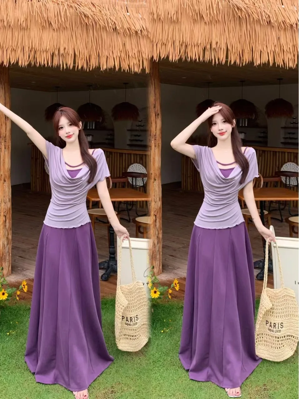 Fashionable plus Size Dress Short Sleeve Summer High Waist A-Line Midi Dress Casual Style Skin-friendly Breathable V-neck
Fashionable plus Size Dress Short Sleeve Summer High Waist A-Line Midi Dress Casual Style Skin-friendly Breathable V-neck
