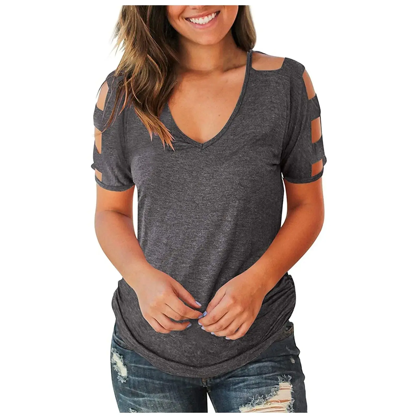 Women's Off-oulder Top ort Sve Hollow out Cold Summer Faionable Breathable Casual irt for Ladies
Women's Off-oulder Top ort Sve Hollow out Cold Summer Faionable Breathable Casual irt for Ladies