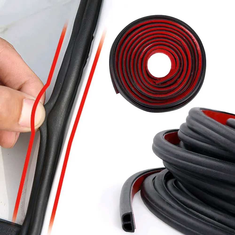 5M Car Door Seal Strips Noise Weatherstrip B Type Rubber Insulation Windproof Waterproof Door side Strong Adhensive Sticker
5M Car Door Seal Strips Noise Weatherstrip B Type Rubber Insulation Windproof Waterproof Door side Strong Adhensive Sticker