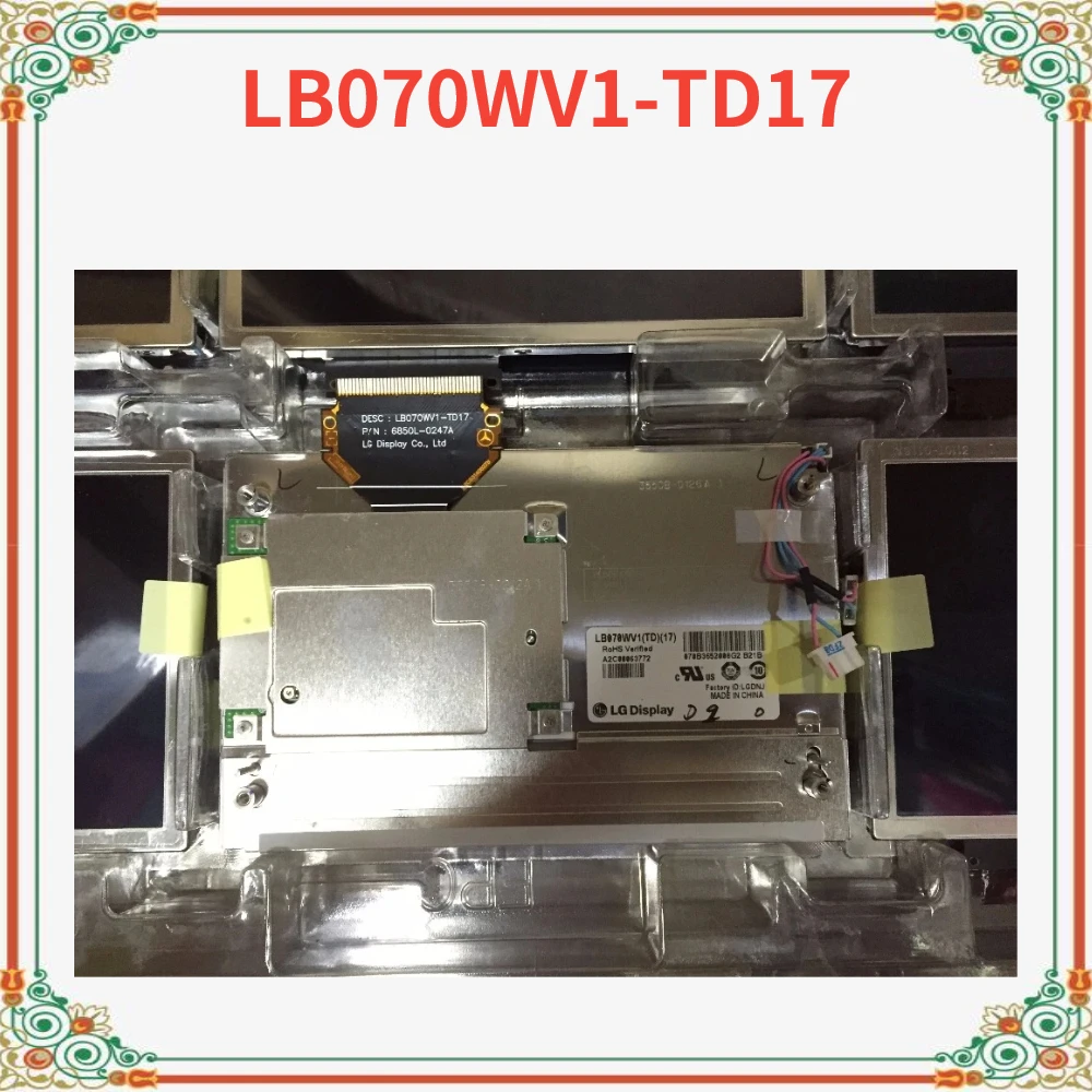 Original 7.0" L.G DISPLAY LB070WV1-TD17 TD01 LB070WV1(TD)(17) LCD module screen for Mercedes W204 GLK car DVD audio system
Original 7.0" L.G DISPLAY LB070WV1-TD17 TD01 LB070WV1(TD)(17) LCD module screen for Mercedes W204 GLK car DVD audio system