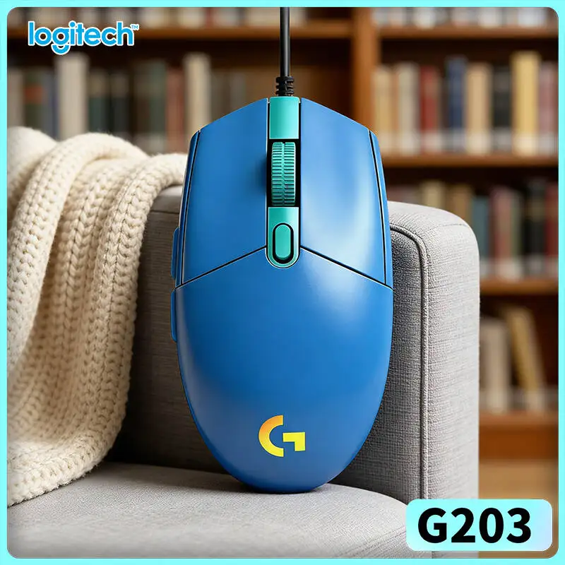 Оптическая игровая мышь Logitech G203 RGB, 6 программируемых кнопок, низкая задержка для быстрых игр G102/G402/M100R
Оптическая игровая мышь Logitech G203 RGB, 6 программируемых кнопок, низкая задержка для быстрых игр G102/G402/M100R