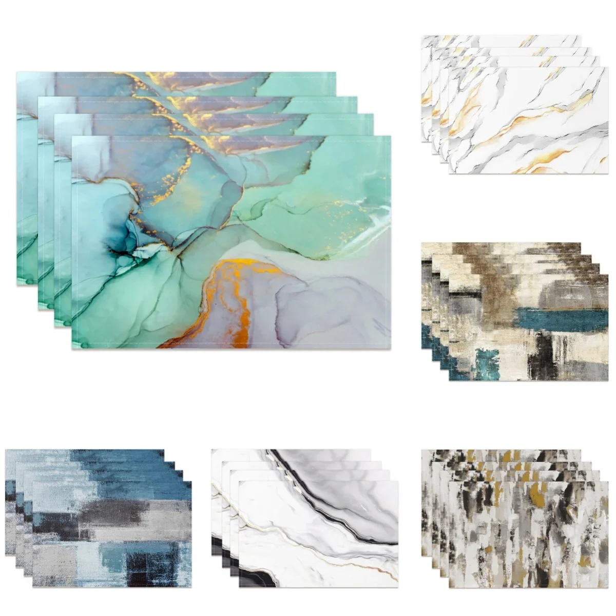 1PC Abstract Art Table Mats Modern Marble Ink Wash Pattern Waterproof Heat Placemats Dining Table Table decoration 
1PC Abstract Art Table Mats Modern Marble Ink Wash Pattern Waterproof Heat Placemats Dining Table Table decoration