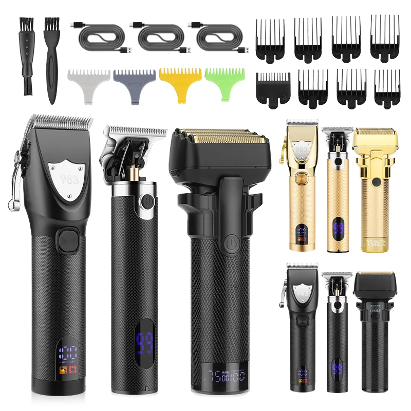 Unicorn 3-in-1 Hair Cleaning Set LCD Digital Hair Clipper, Sideburns Carving Pusher, Metal Shaver, Multi functional Care Set
Unicorn 3-in-1 Hair Cleaning Set LCD Digital Hair Clipper, Sideburns Carving Pusher, Metal Shaver, Multi functional Care Set