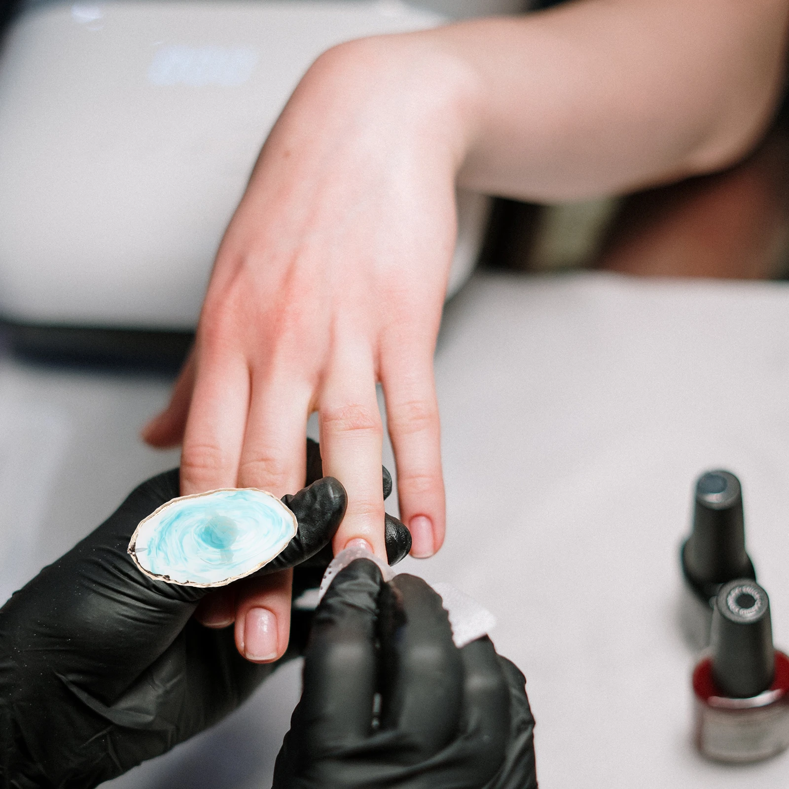 2Pcs Nail Art Mixing Trays Mini Ring Manicure Pallets Color Palette DIY Tools Portable Nail Polish Accessories 
2Pcs Nail Art Mixing Trays Mini Ring Manicure Pallets Color Palette DIY Tools Portable Nail Polish Accessories