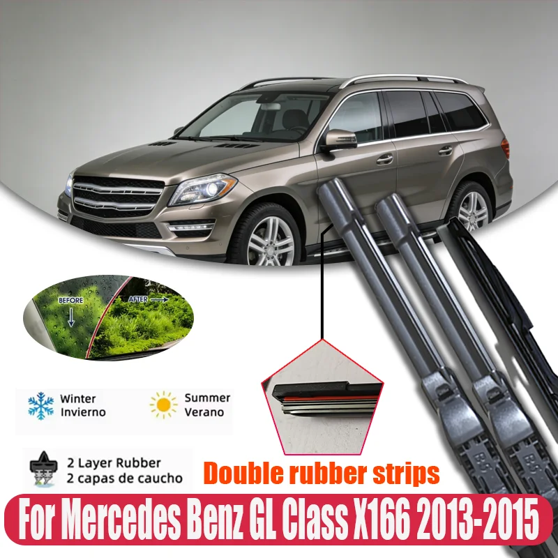 Front Rear Wiper Blades For Mercedes Benz GL Class X166 2013-2015 Windshield Windscreen Car Accessories
Front Rear Wiper Blades For Mercedes Benz GL Class X166 2013-2015 Windshield Windscreen Car Accessories
