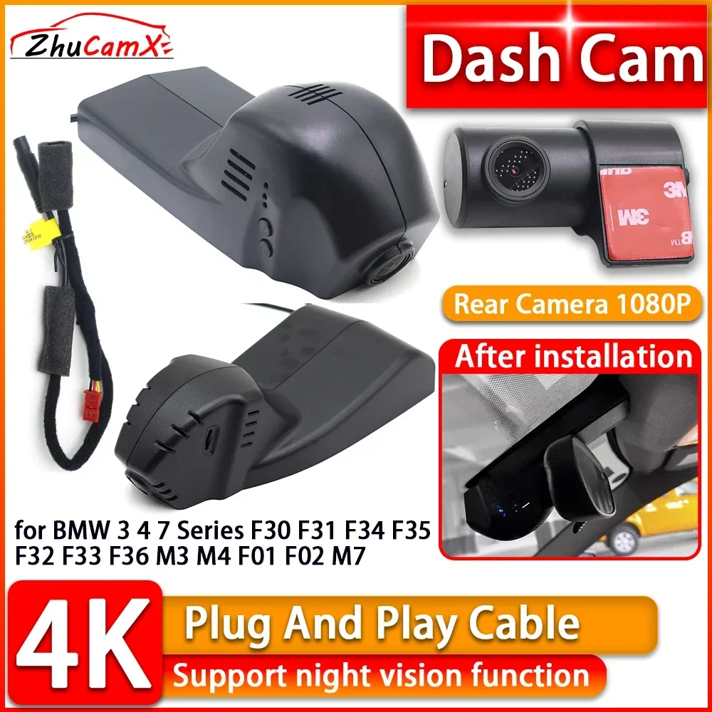 UHD Wiifi 4K Dash Cam for BMW 3 4 7 Series F30 F31 F34 F35 F32 F33 F36 M3 M4 F01 F02 M7 DVR Front Rear Car Camera Plug and Play
UHD Wiifi 4K Dash Cam for BMW 3 4 7 Series F30 F31 F34 F35 F32 F33 F36 M3 M4 F01 F02 M7 DVR Front Rear Car Camera Plug and Play