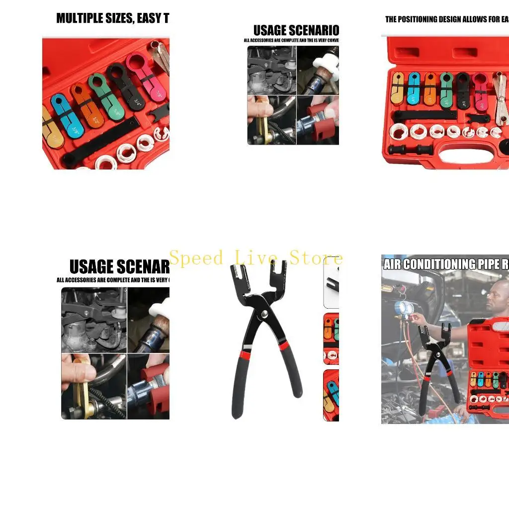 547C Universal 24Pcs Auto AC Repair Tool Oil Line Disconnect Tool For AC Oil & Transmission Systems Pipe
547C Universal 24Pcs Auto AC Repair Tool Oil Line Disconnect Tool For AC Oil & Transmission Systems Pipe
