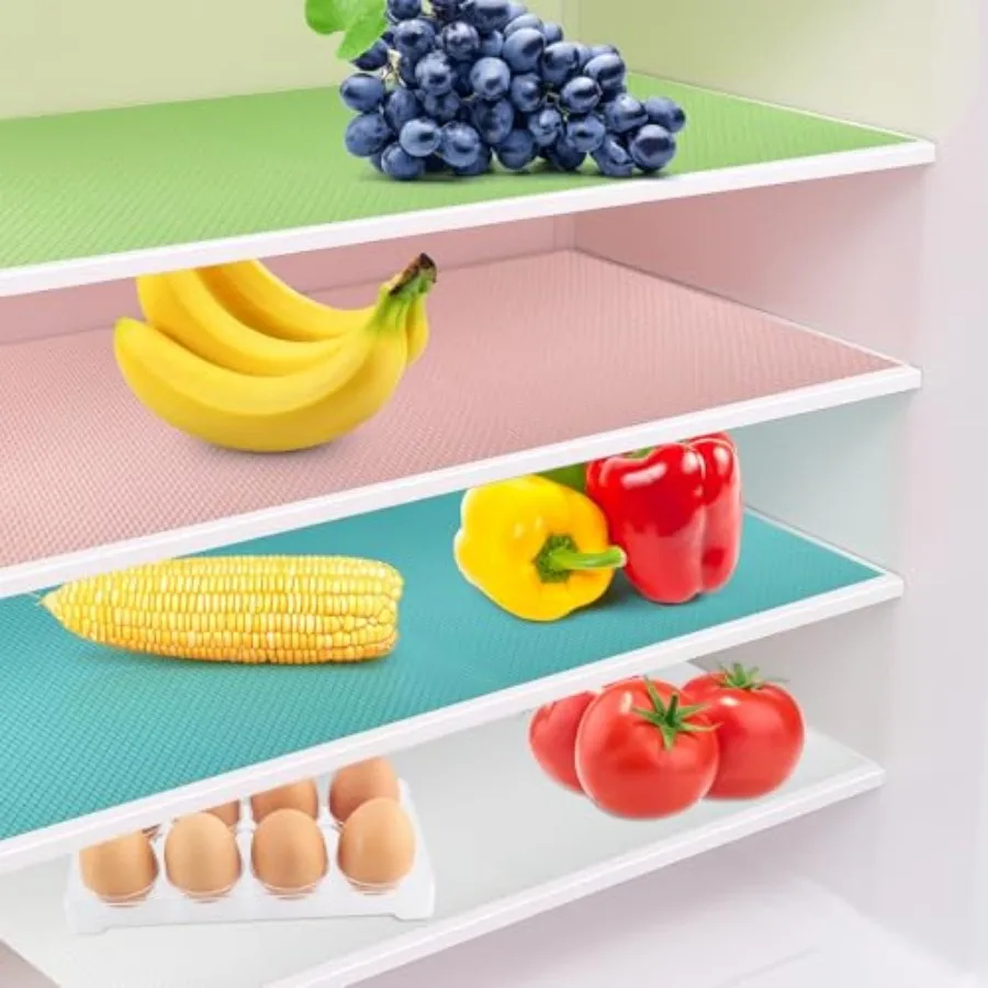 8 Pack Refrigerator Liners, Washable Fridge Shelf Mats, Non-Slip Glass Shelf Paper for Kitchen Cabinet Drawer Cupboard Closet
8 Pack Refrigerator Liners, Washable Fridge Shelf Mats, Non-Slip Glass Shelf Paper for Kitchen Cabinet Drawer Cupboard Closet