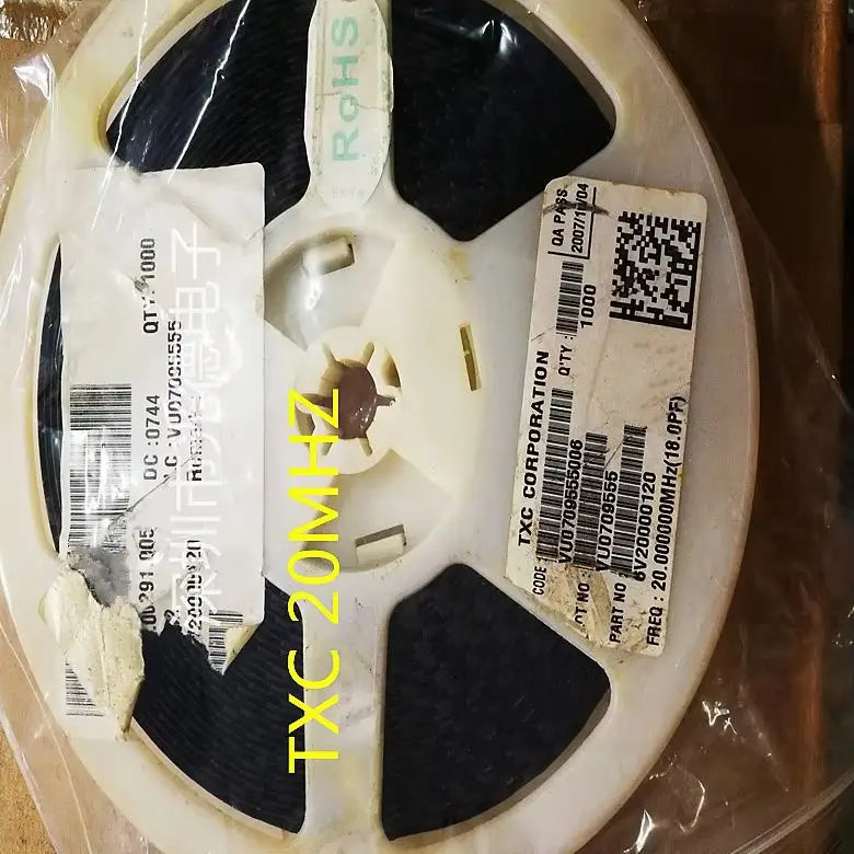 50pcs/ Taiwan SMD passive crystal 6V20000120 20MHZ 18.0PF 6035 6.0*3.5 spot
50pcs/ Taiwan SMD passive crystal 6V20000120 20MHZ 18.0PF 6035 6.0*3.5 spot