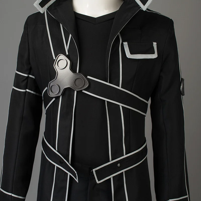 Kirito Kazuto Kirigaya Cosplay Jacket Robe with Wig Outfit Halloween Party Costume Uniform for Men Boys
Kirito Kazuto Kirigaya Cosplay Jacket Robe with Wig Outfit Halloween Party Costume Uniform for Men Boys
