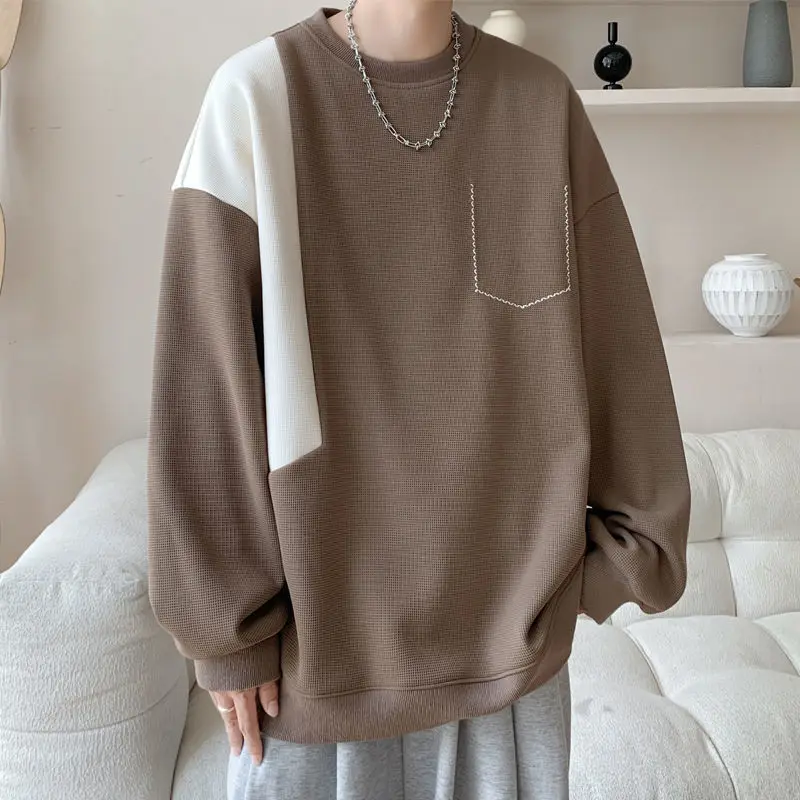 Men' Spring Autumn New Patchwork Contrast Plus Size Korean Hoodies Sweatshirts Trend Loose Tops Tees Fashion Casual Men Clothing
Men' Spring Autumn New Patchwork Contrast Plus Size Korean Hoodies Sweatshirts Trend Loose Tops Tees Fashion Casual Men Clothing