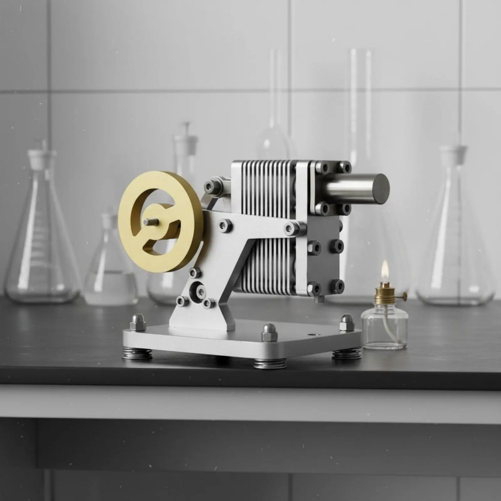 Thermal Engine Model Science Gift Pivoting Linkage Engine Model Easy Functioning Welldesigned for Students, Desk Decoration
Thermal Engine Model Science Gift Pivoting Linkage Engine Model Easy Functioning Welldesigned for Students, Desk Decoration