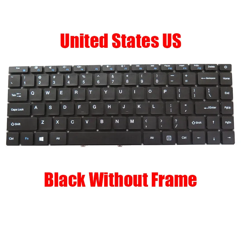 Laptop Keyboard For Lanix Neuron A V12 (Intel Celeron N4000) United States US Black Without Frame New
Laptop Keyboard For Lanix Neuron A V12 (Intel Celeron N4000) United States US Black Without Frame New