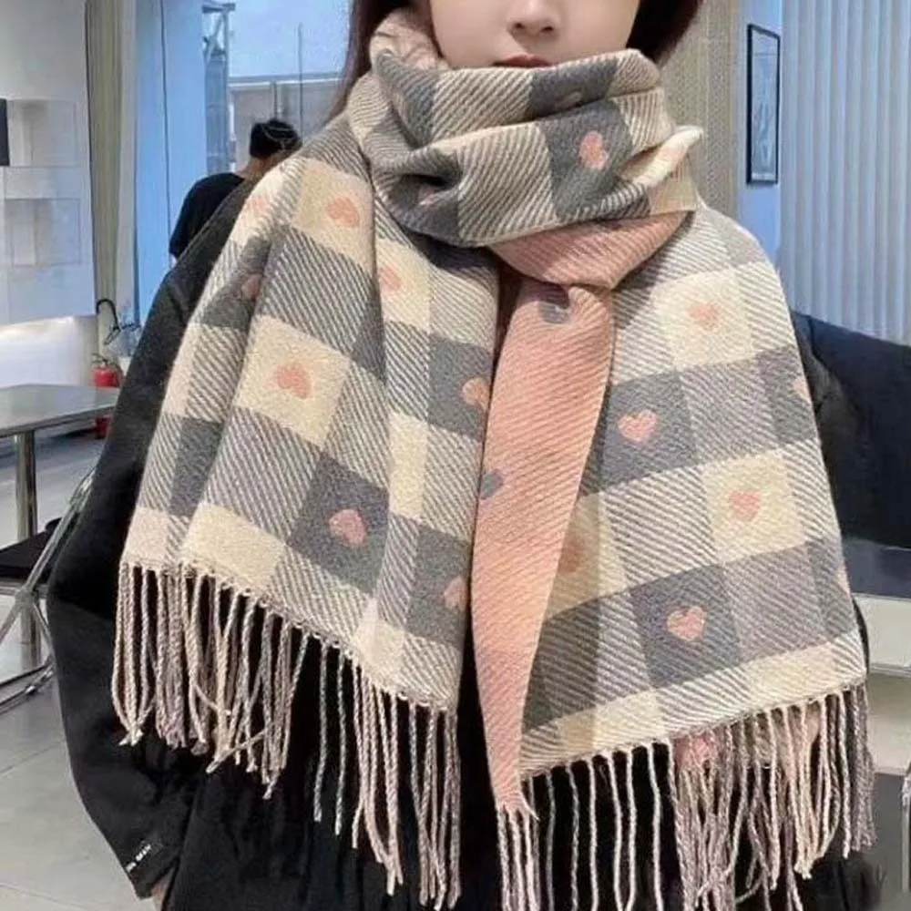 Large Acrylic Fibers Plaid Knitted Scarf Warmer Soft Heart Thickened Scarf Classic Tartans Printed Tassel Shawl Couple
Large Acrylic Fibers Plaid Knitted Scarf Warmer Soft Heart Thickened Scarf Classic Tartans Printed Tassel Shawl Couple