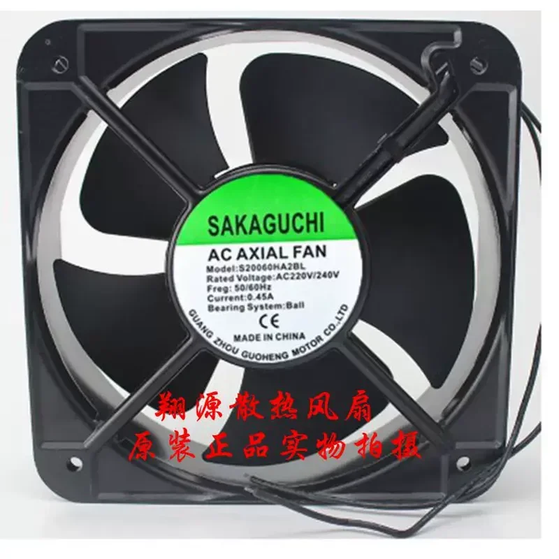 Industrial Torch Cooling Fan for SAKAGUCHI S20060HA2BL 220V 0.45A 20CM
Industrial Torch Cooling Fan for SAKAGUCHI S20060HA2BL 220V 0.45A 20CM