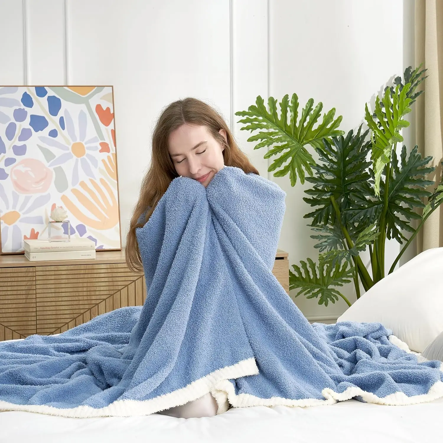 Blue Throw Blanket For Couch Bed Sofa 60X80 Hes, Reversible Blue Blanket Microfiber Fluffy Fuzzy Cozy Knit Twin Blanket For
Blue Throw Blanket For Couch Bed Sofa 60X80 Hes, Reversible Blue Blanket Microfiber Fluffy Fuzzy Cozy Knit Twin Blanket For