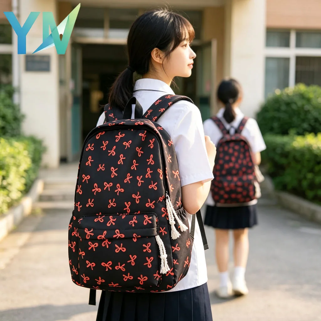 Bow Decor Backpack for Girls Women Lightweight Casual Daypack for Travel Commute Sports School Stylish Spring Summer
Bow Decor Backpack for Girls Women Lightweight Casual Daypack for Travel Commute Sports School Stylish Spring Summer