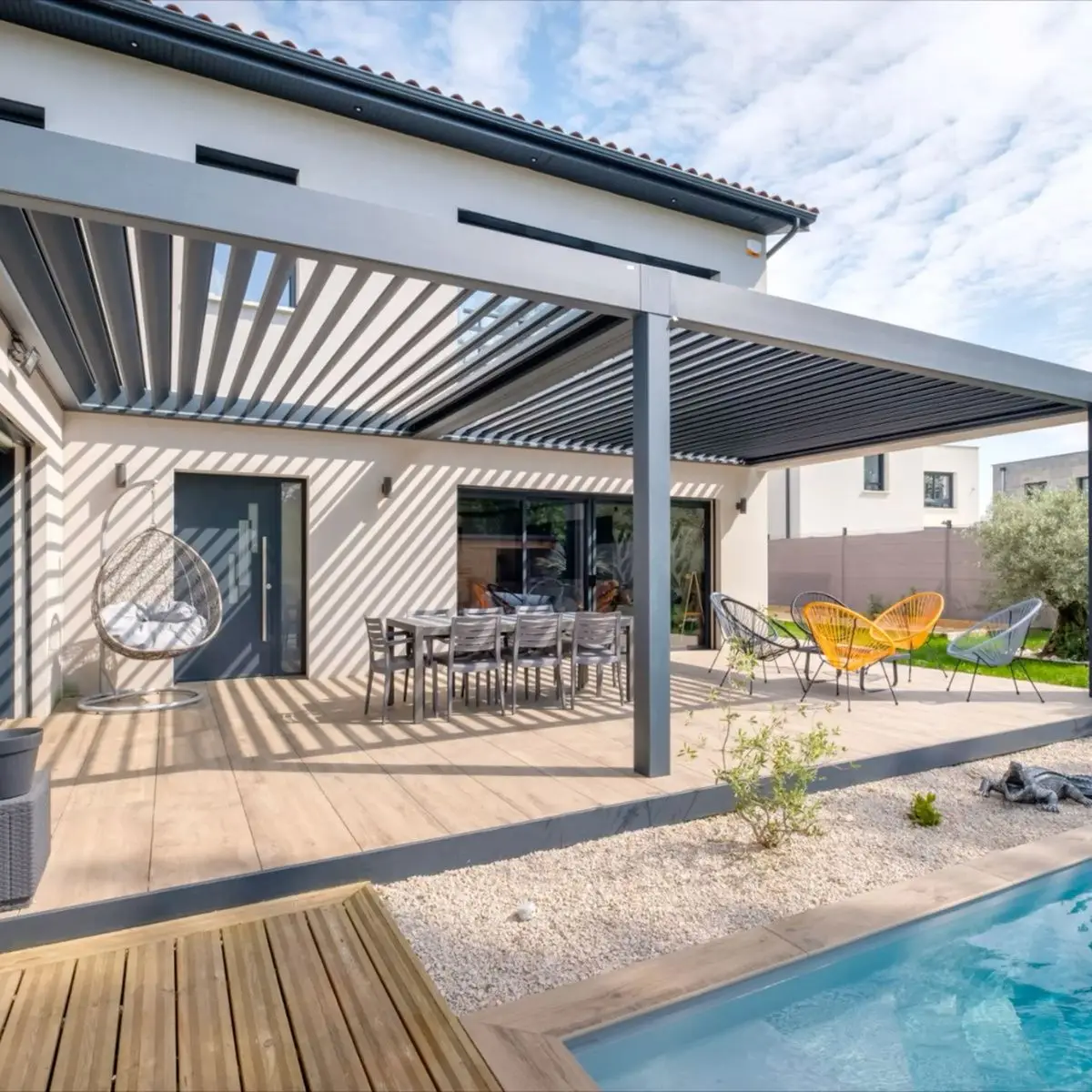 Outdoor Aluminum Gazebos Bioclimatic Louvered Roof Waterproof Sunshade Tool Room Car Parking Canopy Pergola Garages Carports
Outdoor Aluminum Gazebos Bioclimatic Louvered Roof Waterproof Sunshade Tool Room Car Parking Canopy Pergola Garages Carports