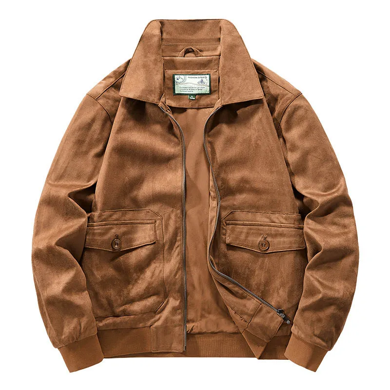 Mcikkny Fashion Men Vintage Suede Leather Jackets Solid Color Casual Outwear Coats For Male Size M-4XL
Mcikkny Fashion Men Vintage Suede Leather Jackets Solid Color Casual Outwear Coats For Male Size M-4XL