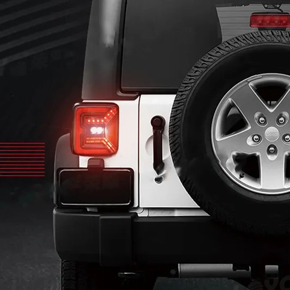 For Jeep Wrangler 2018-2024 Auto Taillight Assembly Upgrade Highlight Flashing All New Style LED Turn Light Car Tool Accessories
For Jeep Wrangler 2018-2024 Auto Taillight Assembly Upgrade Highlight Flashing All New Style LED Turn Light Car Tool Accessories