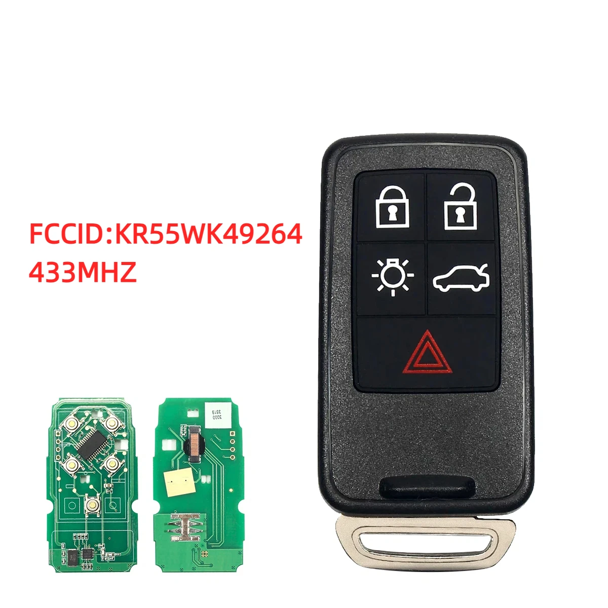 Remote Car Key 433MHZ For VOLVO S60 S80 V40 V60 V70 XC60 XC70 2007-2016 FCCID:KR55WK49264 Smart Key
Remote Car Key 433MHZ For VOLVO S60 S80 V40 V60 V70 XC60 XC70 2007-2016 FCCID:KR55WK49264 Smart Key