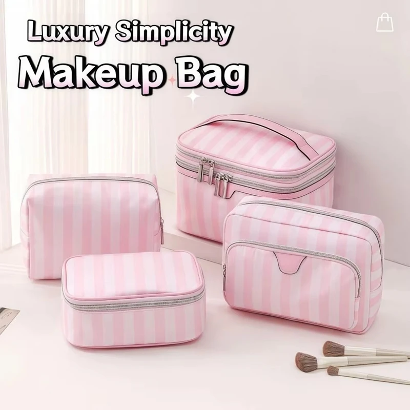 Large Capacity Handheld Makeup Bag Oxford Cloth Minimalist Style Cosmetic Storage Bag Travel Design Portable Wash Bags
Large Capacity Handheld Makeup Bag Oxford Cloth Minimalist Style Cosmetic Storage Bag Travel Design Portable Wash Bags