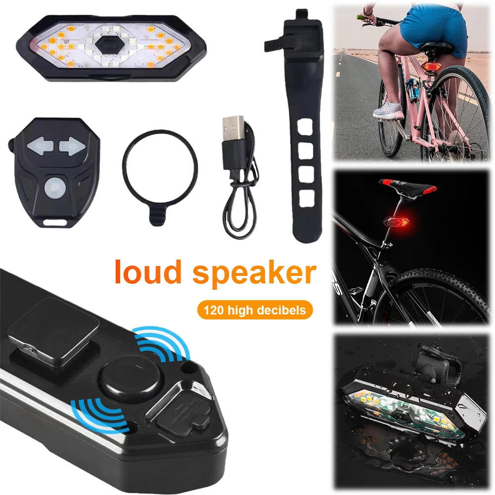 Bike Turn Signal Lights USB Rechargeable LED Bicycle Lamp 900mAh Bike Wireless Remote Control Taillight MTB Road Bike Rear Light
Bike Turn Signal Lights USB Rechargeable LED Bicycle Lamp 900mAh Bike Wireless Remote Control Taillight MTB Road Bike Rear Light
