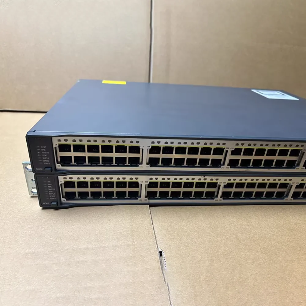 1pcs For CISCO WS-C3750V2-48TS-S 24 port 48 port 100Mbps 2-port Gigabit Layer 3 Switch
1pcs For CISCO WS-C3750V2-48TS-S 24 port 48 port 100Mbps 2-port Gigabit Layer 3 Switch