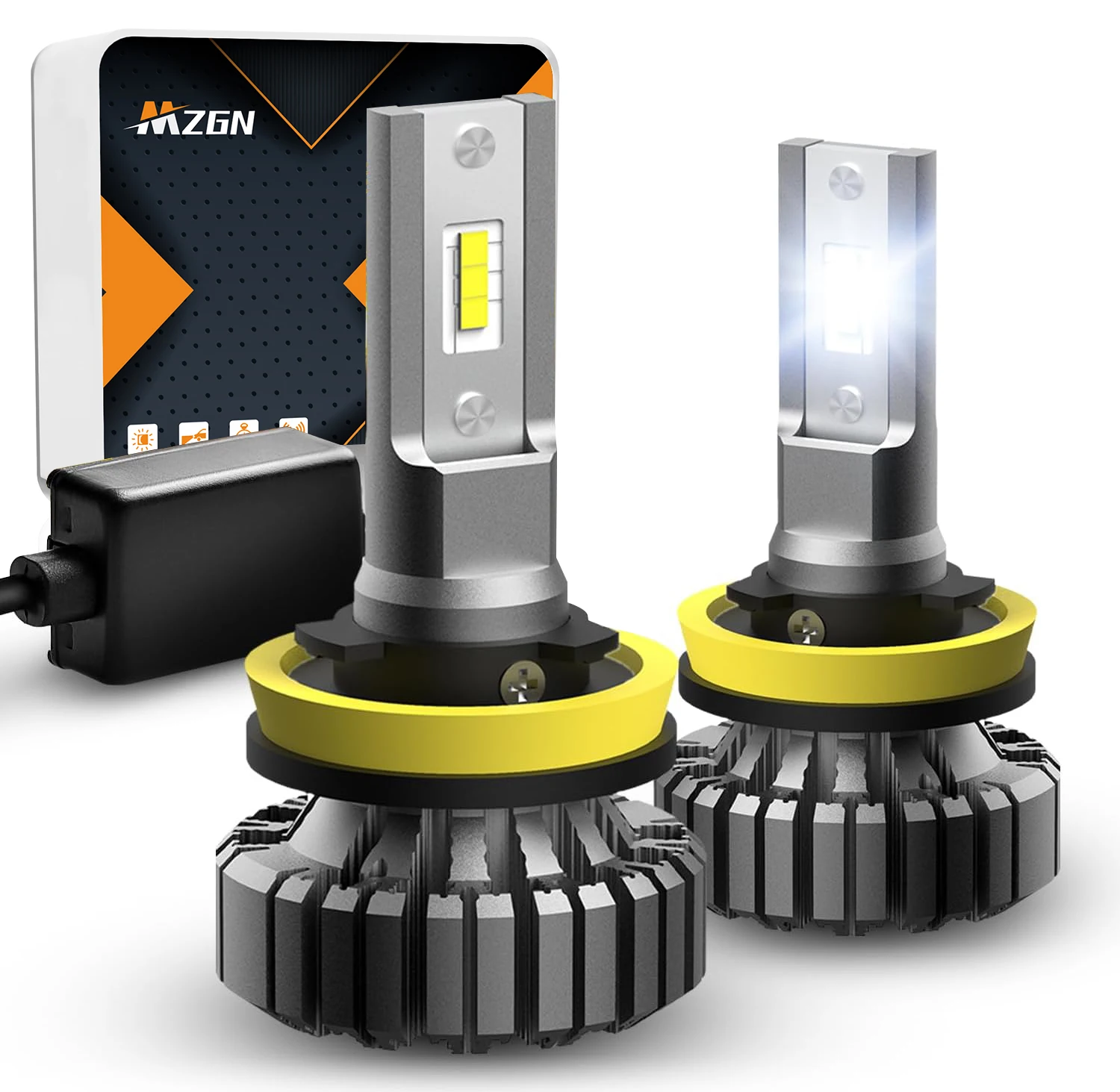 MZGN 2Pcs2PCS H11/H8/H9/H16 Bulbs or H11 Fog Light, 30,000LM Super Bright H11 Fog Bulbs, H11 Powersport Bulbs 6000K White
MZGN 2Pcs2PCS H11/H8/H9/H16 Bulbs or H11 Fog Light, 30,000LM Super Bright H11 Fog Bulbs, H11 Powersport Bulbs 6000K White