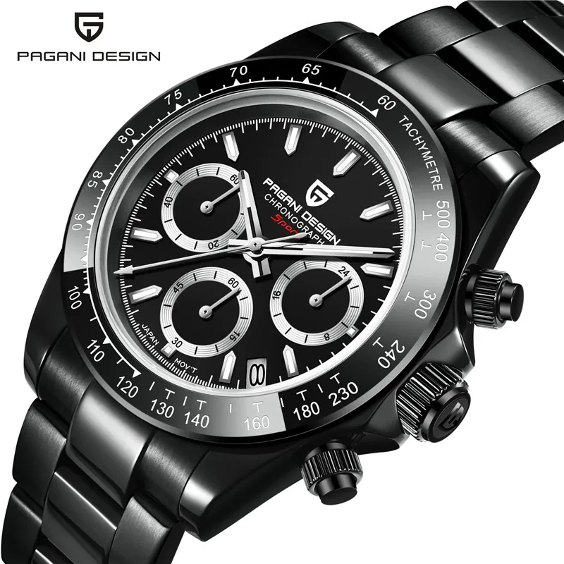 PAGANI DESIGN Ceramics Bezel Luxury VK63 Chronograph Watch for Men Sapphire Pilot Quartz Stop Watches Reloj Hombre 시계 orologio
PAGANI DESIGN Ceramics Bezel Luxury VK63 Chronograph Watch for Men Sapphire Pilot Quartz Stop Watches Reloj Hombre 시계 orologio