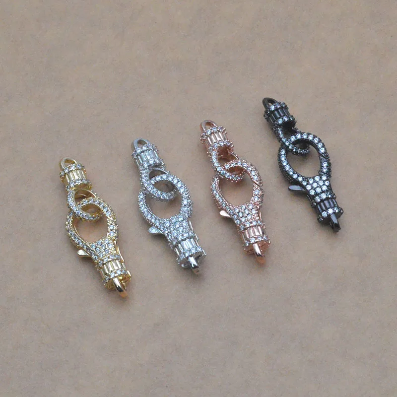 5pcs/lot CZ Beads Paved Pearls Jewelry Making Fastener Closures Lobster Lock Clasps Supplies
5pcs/lot CZ Beads Paved Pearls Jewelry Making Fastener Closures Lobster Lock Clasps Supplies