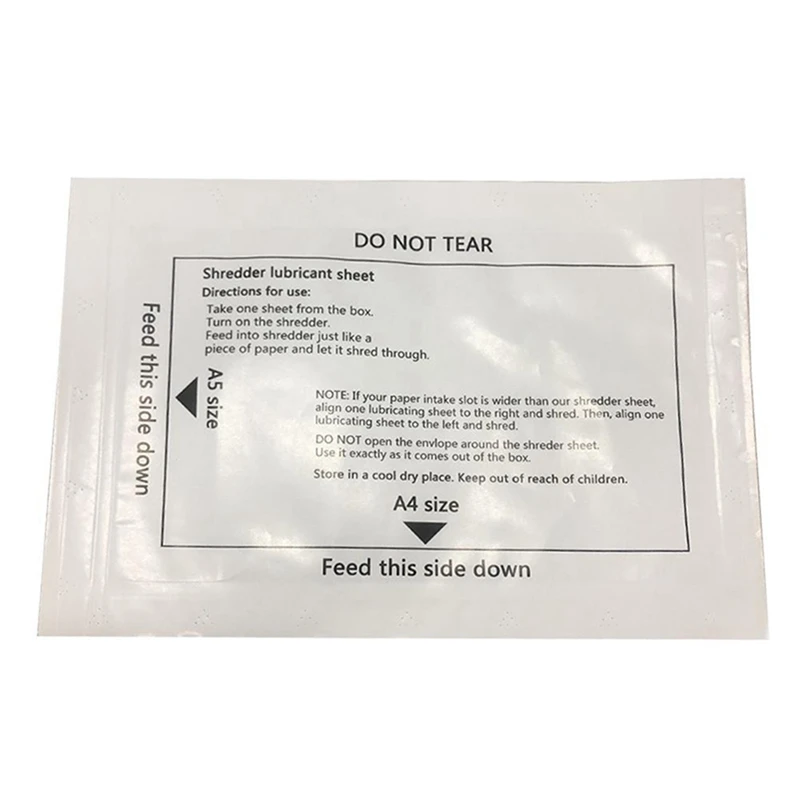 36PCS Paper Shredder Lubricant Sheets Shredder Lubricating Oil Portable Paper Type Lubricating Oil For
36PCS Paper Shredder Lubricant Sheets Shredder Lubricating Oil Portable Paper Type Lubricating Oil For