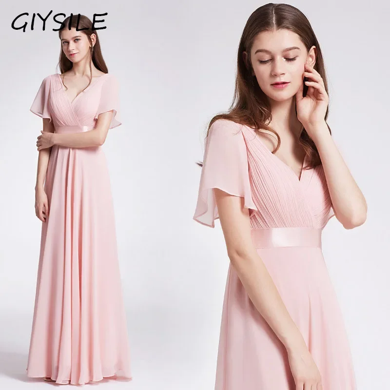 GIYSILE Long Evening Dress Sweet and Elegant Flare Sleeves Bridesmaid Dress Birthday Ball Dresses Party Dresses Women Evening
GIYSILE Long Evening Dress Sweet and Elegant Flare Sleeves Bridesmaid Dress Birthday Ball Dresses Party Dresses Women Evening