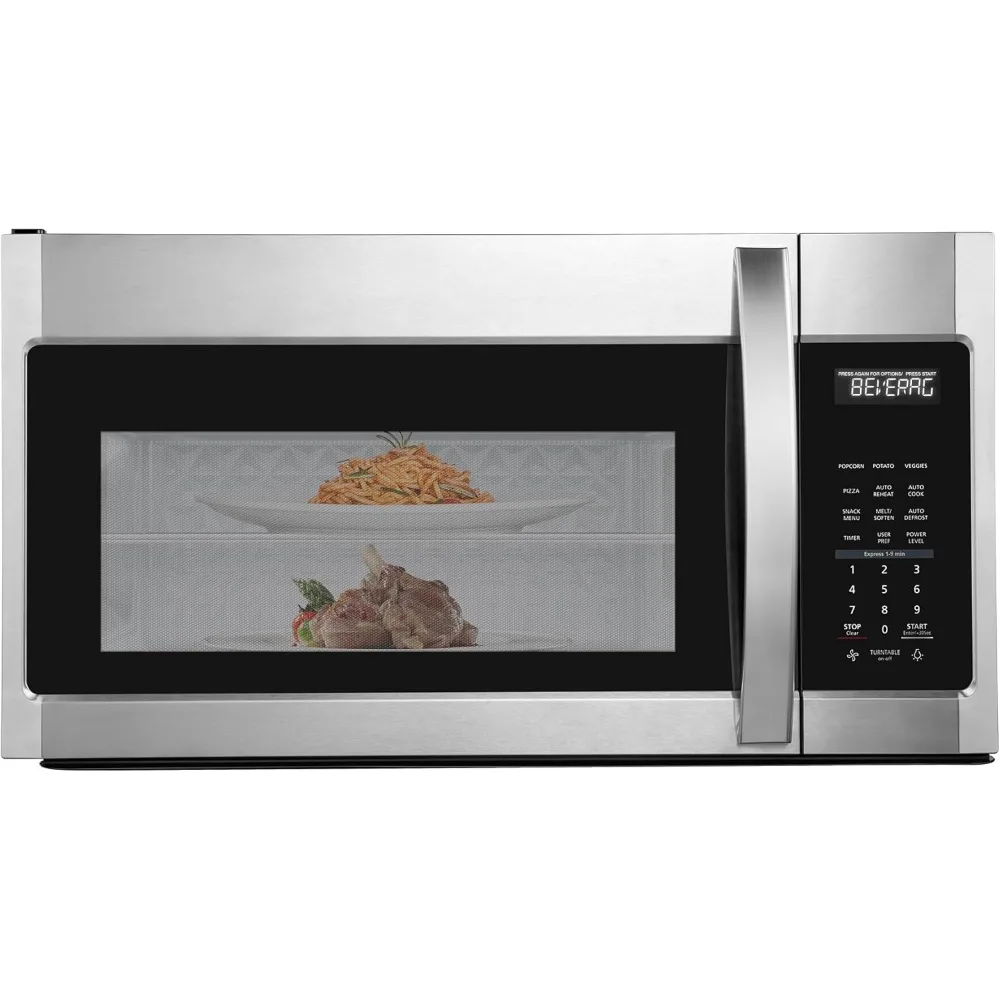 Over The Range Microwave Oven with One Touch, 1000 Watts, 400 CFM and Sensor Cooking, OTR 1.9 Cu.ft Microwave
Over The Range Microwave Oven with One Touch, 1000 Watts, 400 CFM and Sensor Cooking, OTR 1.9 Cu.ft Microwave
