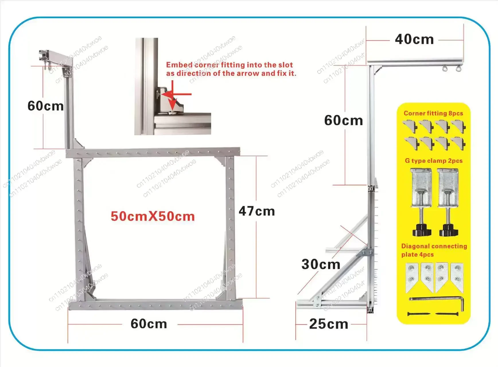 Frame DIY Carpet Frame Bandage Frame Tufted Gun Frame
Frame DIY Carpet Frame Bandage Frame Tufted Gun Frame