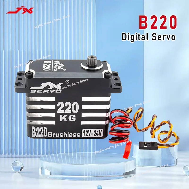 Цифровой сервопривод JX Servo B220 — крутящий момент 215 кг, бесщеточный, 12–24 В постоянного тока, металлическая шестерня с ЧПУ, 180 г. ° , для радиоуправляемых автомобилей, робототехники и промышленных рычагов
Цифровой сервопривод JX Servo B220 — крутящий момент 215 кг, бесщеточный, 12–24 В постоянного тока, металлическая шестерня с ЧПУ, 180 г. ° , для радиоуправляемых автомобилей, робототехники и промышленных рычагов
