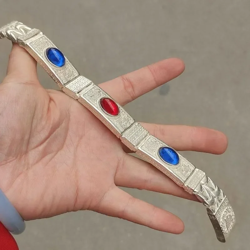 Tibetan Silver Inlaid Gradient Agate Bracelet Exquisite Design Fashion Personalized Men Women Couples Gift
Tibetan Silver Inlaid Gradient Agate Bracelet Exquisite Design Fashion Personalized Men Women Couples Gift