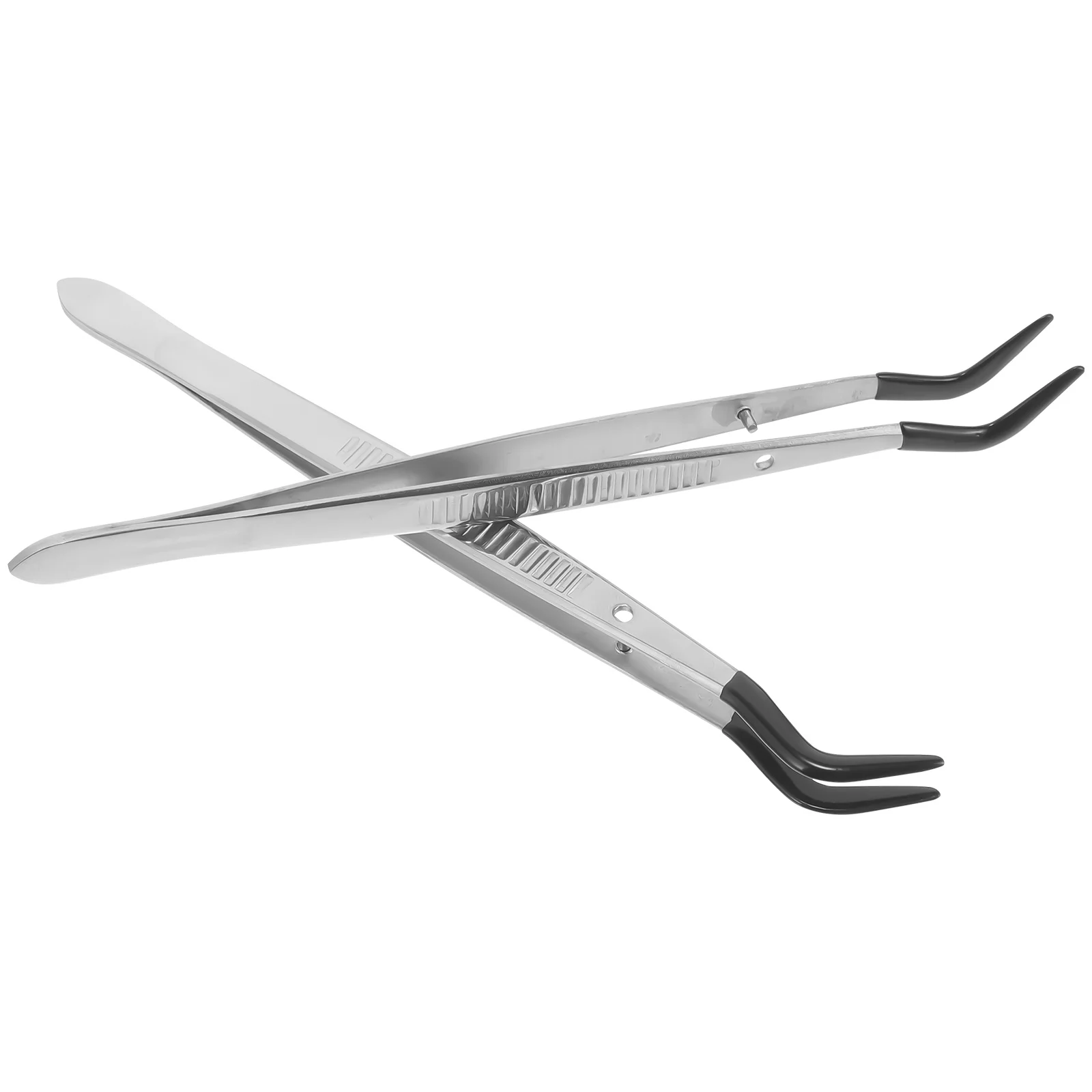 2Pcs Rubber Tipped Bent Tweezers Stainless Steel Craft Jewelry Coin Collecting Precision Tool Stamp Collector Tweezers
2Pcs Rubber Tipped Bent Tweezers Stainless Steel Craft Jewelry Coin Collecting Precision Tool Stamp Collector Tweezers