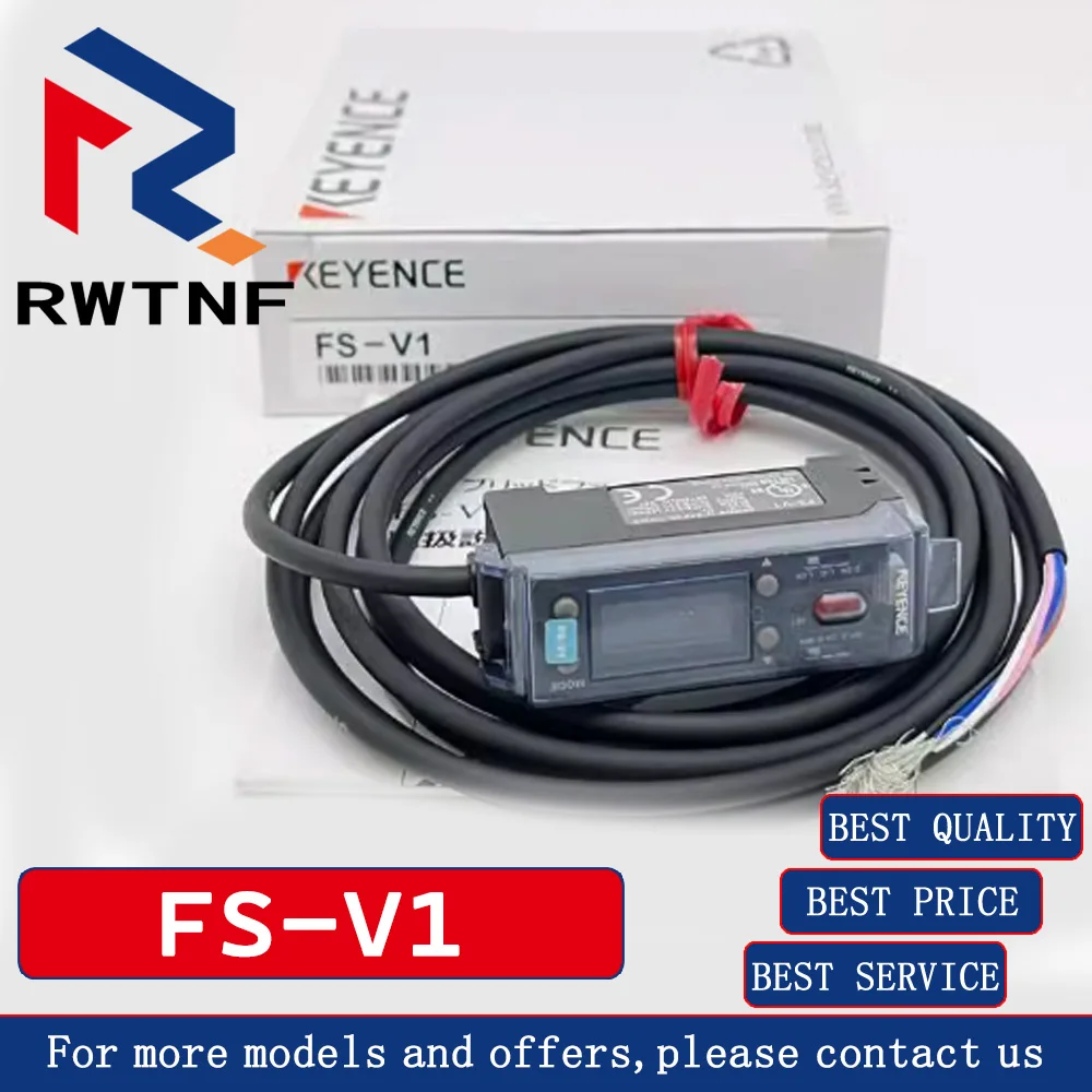 Brand New Genuine FS-V1 KEYENCE Fiber optic amplifier sensor with digital display
Brand New Genuine FS-V1 KEYENCE Fiber optic amplifier sensor with digital display