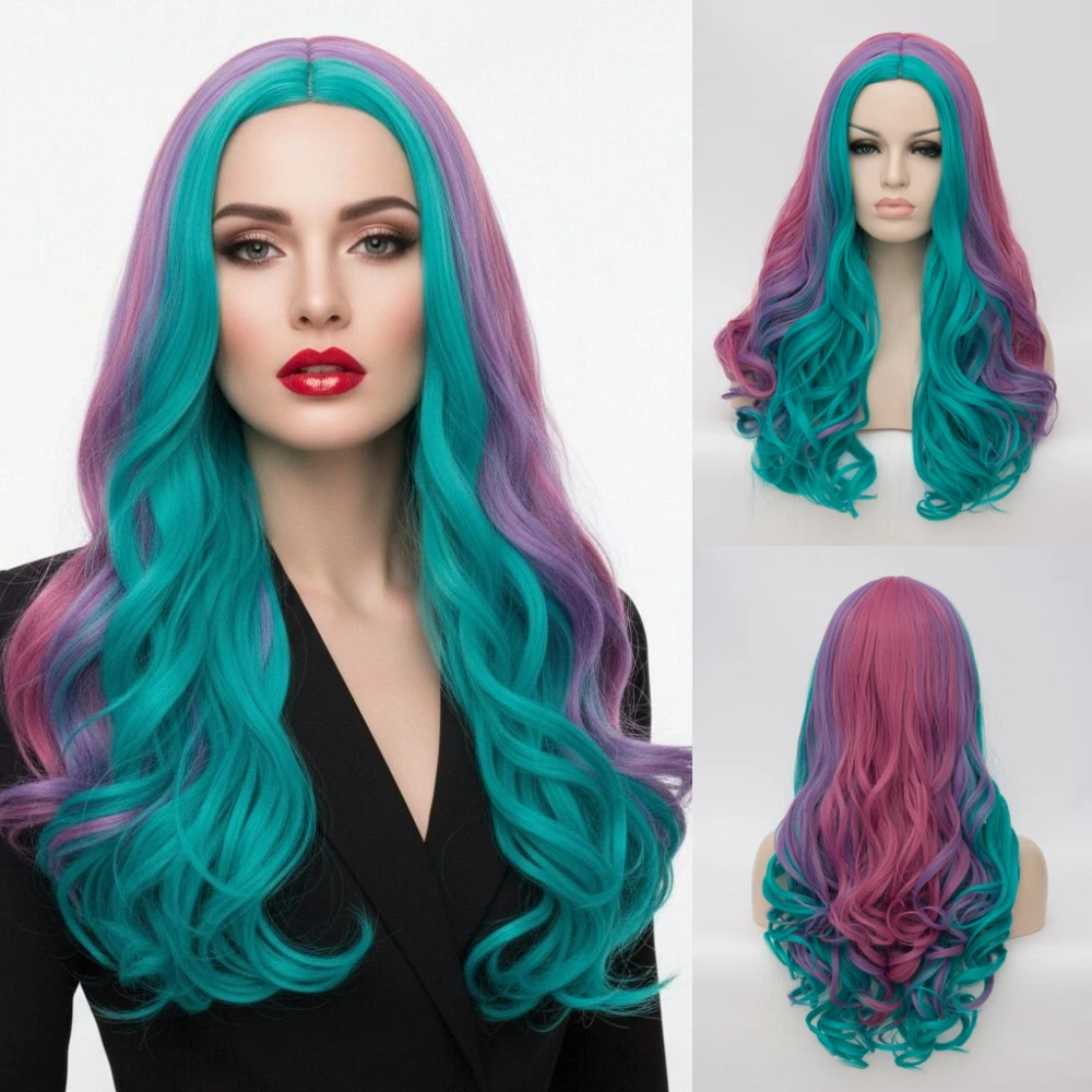 Розовый с зеленым омбре длинный волнистый синтетический парик для праздников, вечеринок, Хэллоуина, косплея, повседневного использования, термостойкий аксессуар для волос
Розовый с зеленым омбре длинный волнистый синтетический парик для праздников, вечеринок, Хэллоуина, косплея, повседневного использования, термостойкий аксессуар для волос