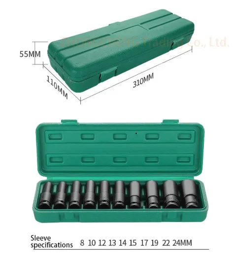 1PC Wrench Sleeve Head Lengthened Air Gun Sleeve Drill Inner Hexagon Tool Set Screw Nut 8-32mm
1PC Wrench Sleeve Head Lengthened Air Gun Sleeve Drill Inner Hexagon Tool Set Screw Nut 8-32mm