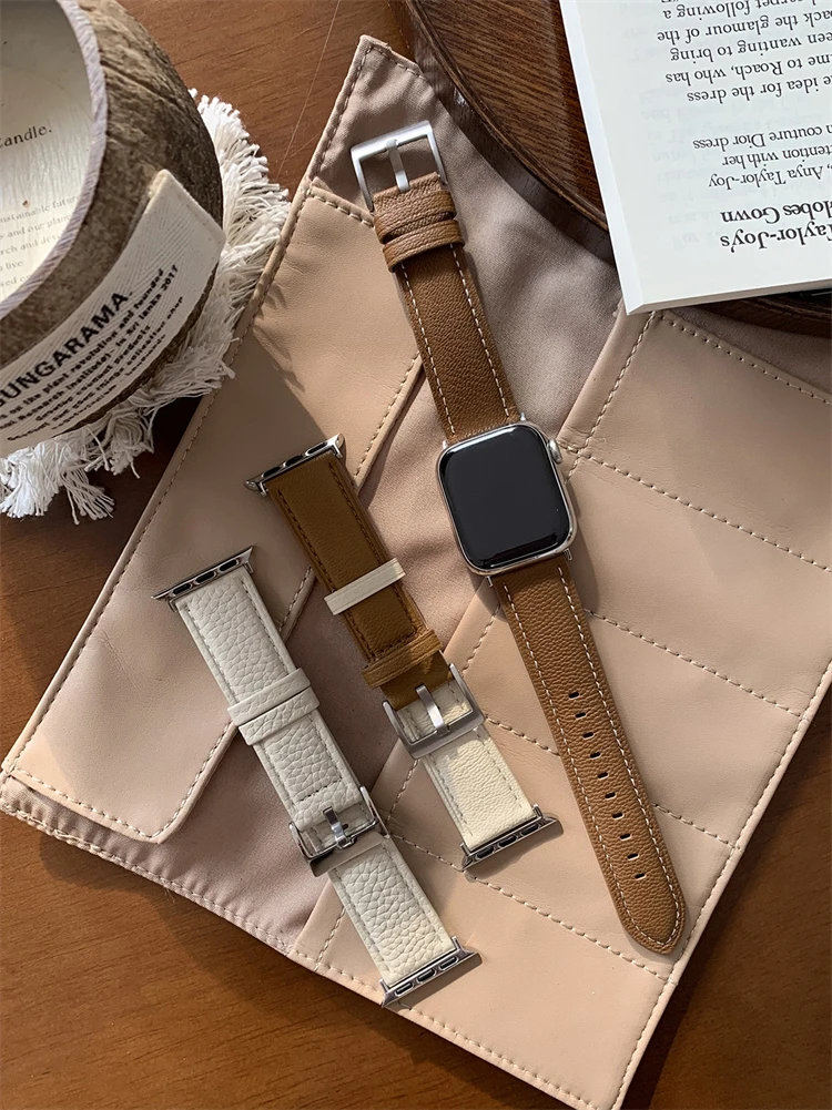 Ремешок кожаный Lychee для Apple Watch Band, зимний браслет для iwatch Series 8 7 SE 6 3 4, 45 мм 49 44 41 мм 38 мм 40 мм 42 мм
Ремешок кожаный Lychee для Apple Watch Band, зимний браслет для iwatch Series 8 7 SE 6 3 4, 45 мм 49 44 41 мм 38 мм 40 мм 42 мм