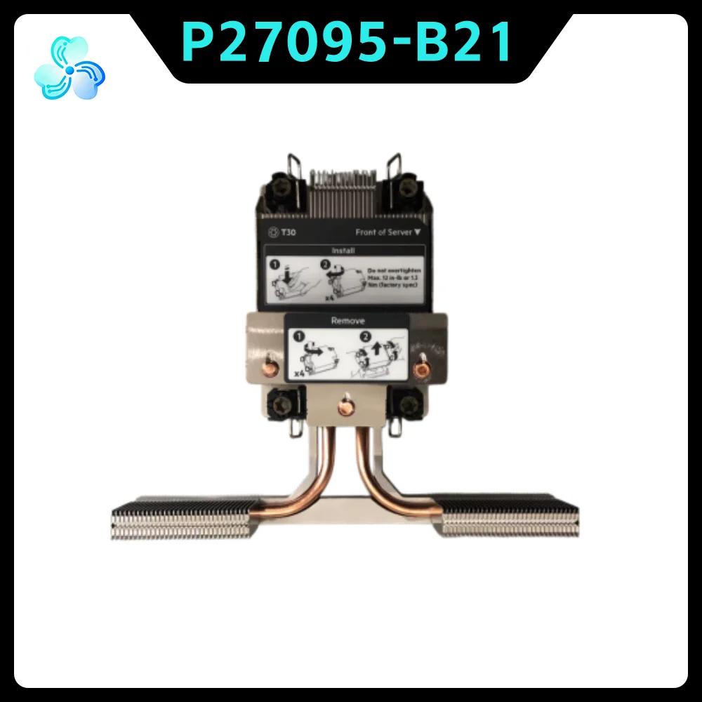 P27095-B21 High Performance Server CPU Radiator DL380 Gen10+ High Perf Heat Sink Heatsink for LGA4189 Socket
P27095-B21 High Performance Server CPU Radiator DL380 Gen10+ High Perf Heat Sink Heatsink for LGA4189 Socket