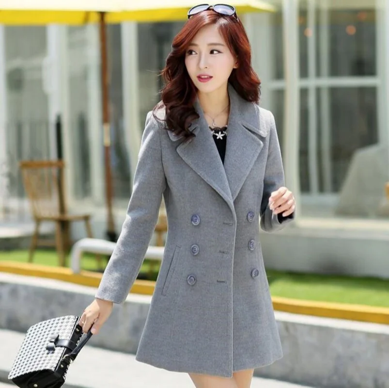 Women's Wool Coat Autumn And Winter Fashion Elegant Mid Length Version Ladies Jacket Korean Version Femme Woolen Outerwear
Women's Wool Coat Autumn And Winter Fashion Elegant Mid Length Version Ladies Jacket Korean Version Femme Woolen Outerwear