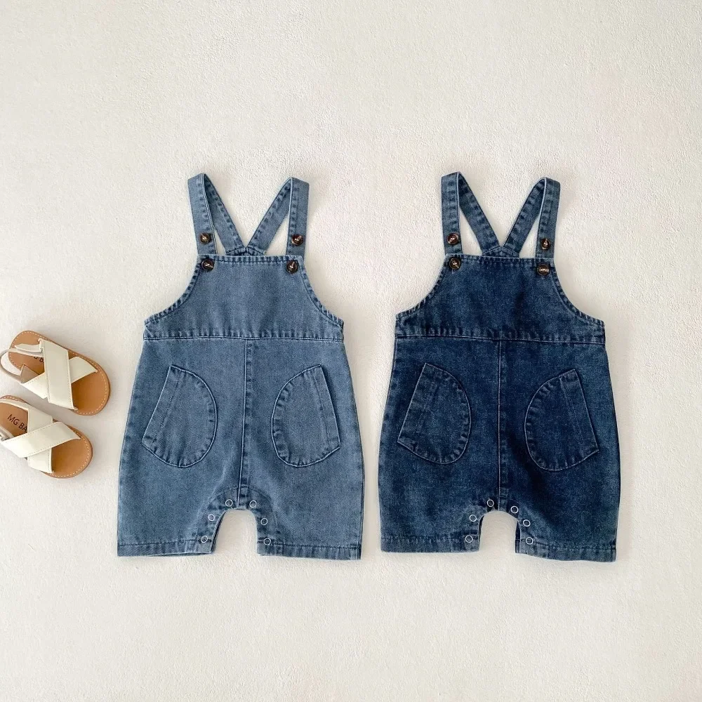 Fashion Newborn Baby Romper 0-2Years Infant Boy Girl Solid Color Denim Overalls Suspender Pant Jeans Pocket Jumpsuit Outfits
Fashion Newborn Baby Romper 0-2Years Infant Boy Girl Solid Color Denim Overalls Suspender Pant Jeans Pocket Jumpsuit Outfits
