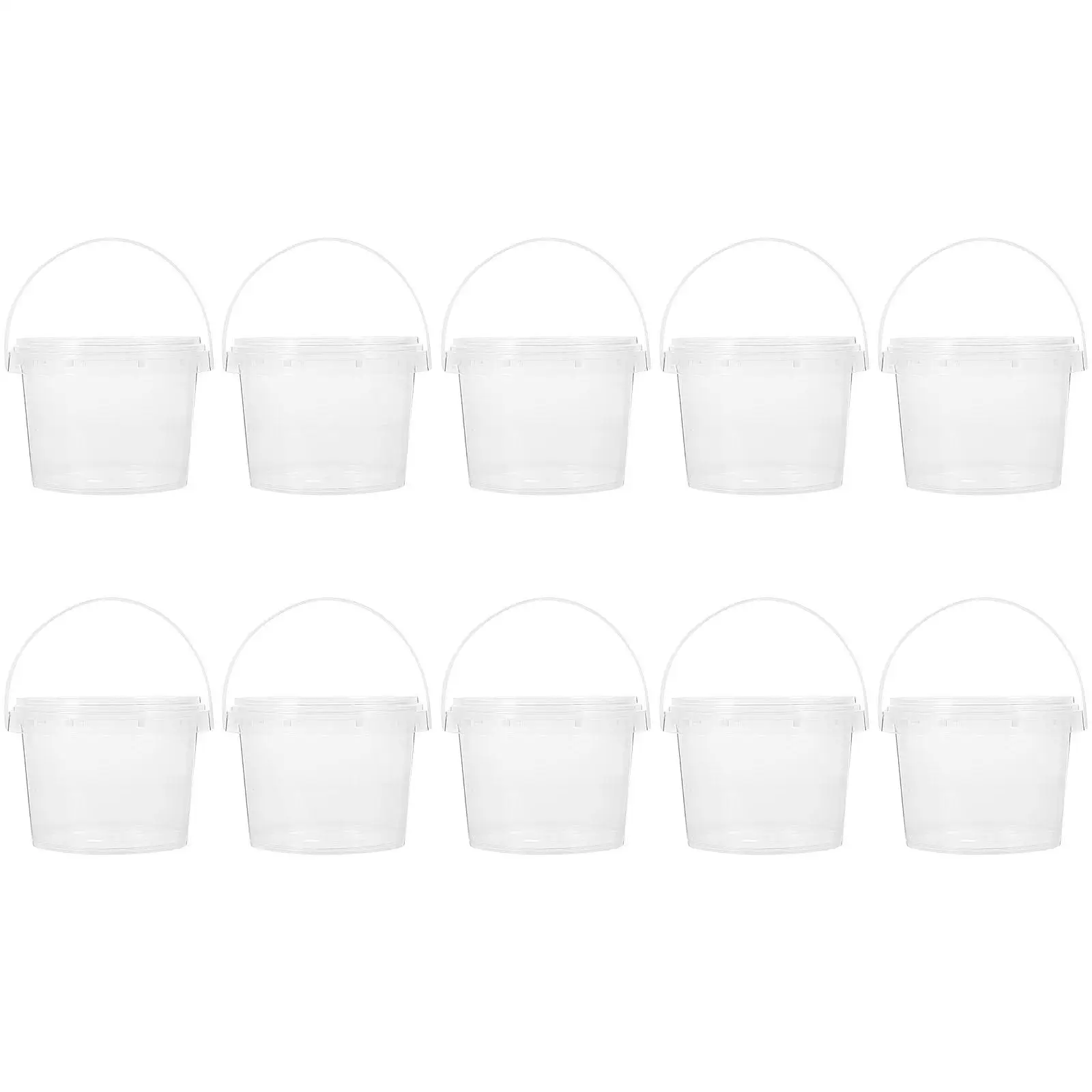 10Pcs Plastic Storage Buckets Clear Food Grade PP Containers Sealed Lids Kitchen Organizers Storing Nuts Grains Dry Fruits Small
10Pcs Plastic Storage Buckets Clear Food Grade PP Containers Sealed Lids Kitchen Organizers Storing Nuts Grains Dry Fruits Small
