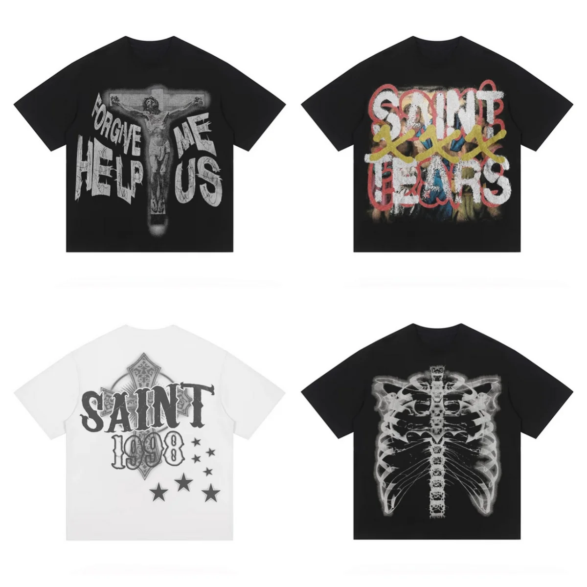 Лето 2025 г., женская и мужская повседневная футболка с логотипом Saint Tears, хлопковая винтажная уличная мужская футболка в стиле хип-хоп, футболки
Лето 2025 г., женская и мужская повседневная футболка с логотипом Saint Tears, хлопковая винтажная уличная мужская футболка в стиле хип-хоп, футболки